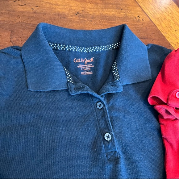 Cat & Jack Girls Uniform Polos - Picture 3 of 5